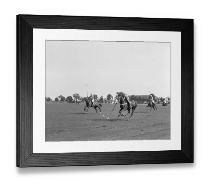 Framed Print : Men Playing Polo Framed Print : Men Playing Polo