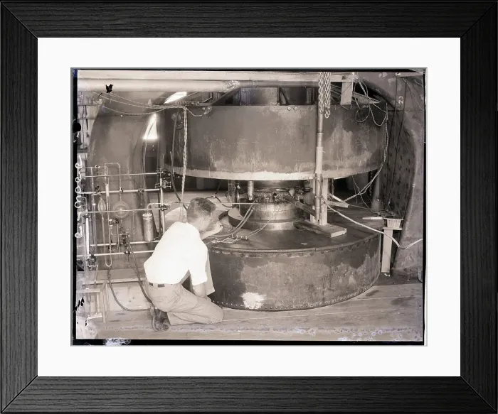 Framed Print : D.H. Sloan Kneeling by 85 Ton Magnet Framed Print : D.H. Sloan Kneeling by 85 Ton Magnet