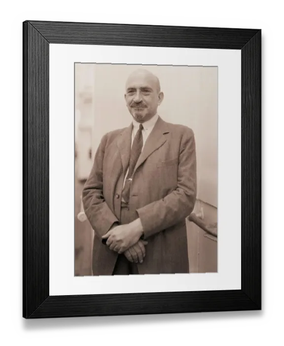 Framed Print : Chaim Weizmann on Boat Framed Print : Chaim Weizmann on Boat