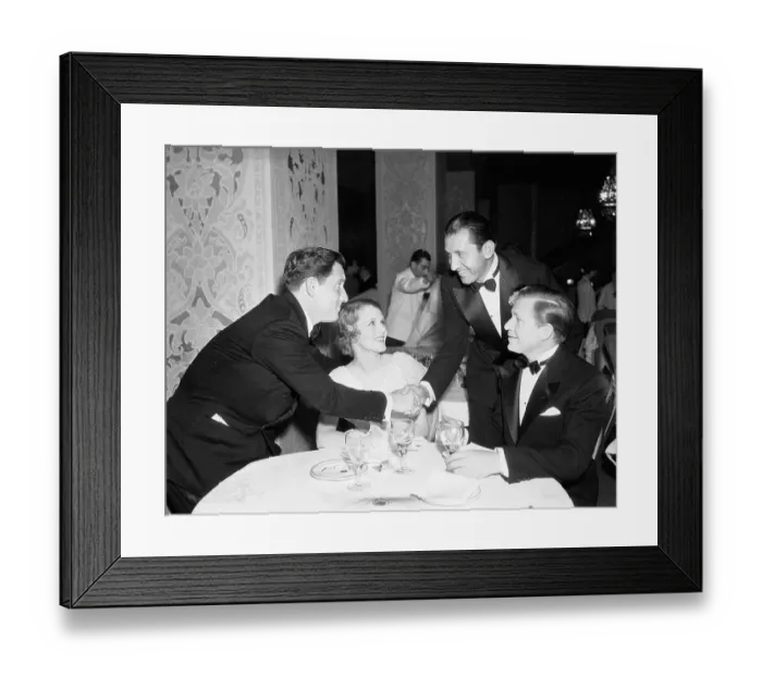 Framed Print : Spencer Tracy with June Collier and Stewart Erwin Framed Print : Spencer Tracy with June Collier and Stewart Erwin