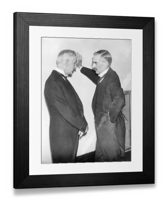Framed Print : Delegates Talking at the Economic Conference Framed Print : Delegates Talking at the Economic Conference