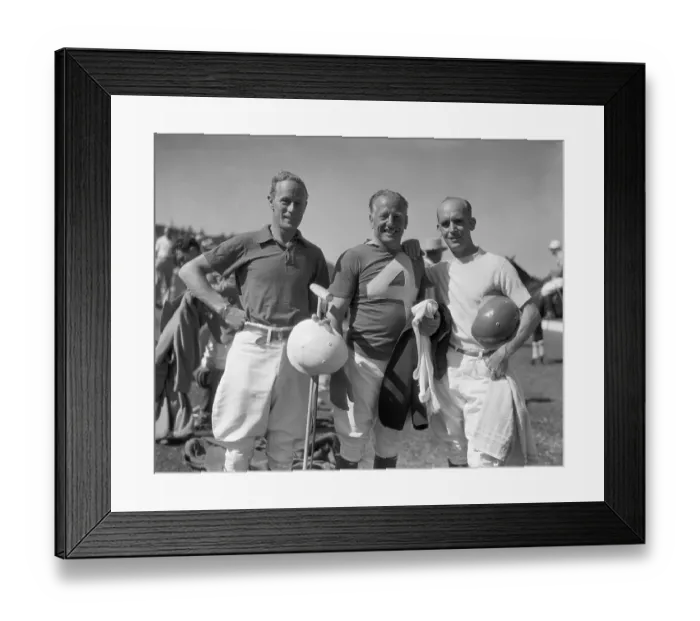 Framed Print : Leslie Howard and Jimmy Gleason Play Polo Framed Print : Leslie Howard and Jimmy Gleason Play Polo