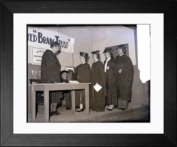Framed Print : Mock College Ceremony for J.P. Morgan Framed Print : Mock College Ceremony for J.P. Morgan