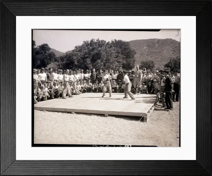 Framed Print : Recreation Hour at Work Camp Framed Print : Recreation Hour at Work Camp