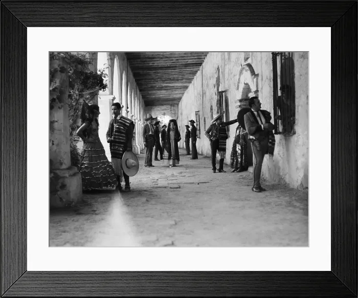 Framed Print : Natives Of San Fernando In Trad.Clothing Framed Print : Natives Of San Fernando In Trad.Clothing