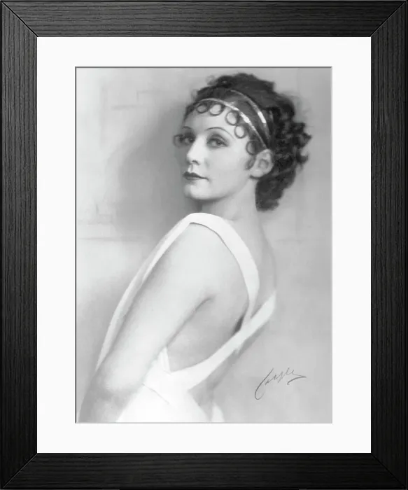 Framed Print : Opera Star Zarah Leander