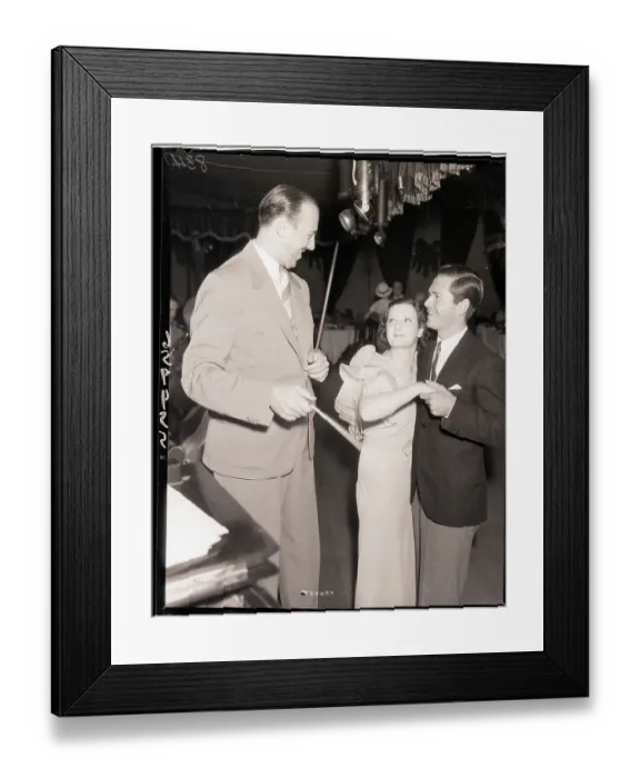 Framed Print : William Janney Dancing with Alice Derkin
