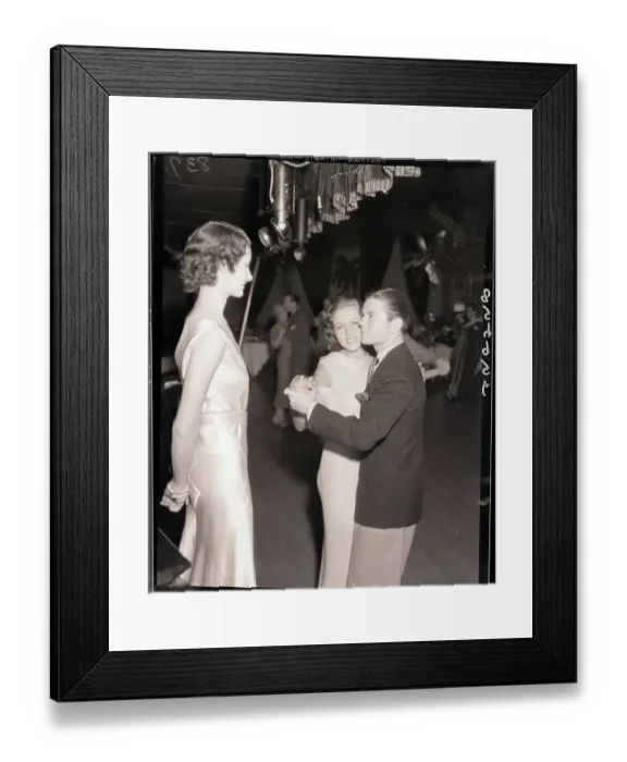 Framed Print : Tom Brown Dancing with Patrica Ellis Framed Print : Tom Brown Dancing with Patrica Ellis