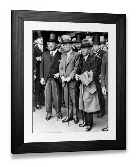 Framed Print : Japanese Delegates to Economic Conference Framed Print : Japanese Delegates to Economic Conference