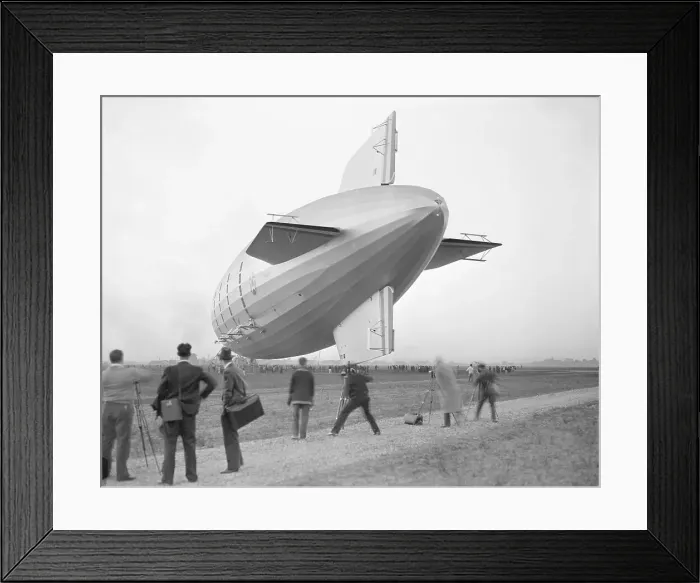 Framed Print : Airship Macon Near Hangar Framed Print : Airship Macon Near Hangar