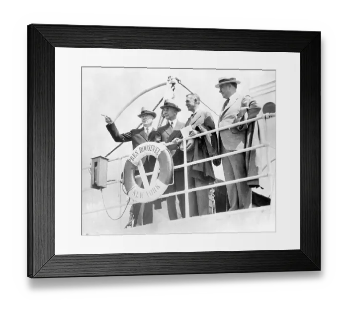 Framed Print : Delegates Going to the Economic Conference Framed Print : Delegates Going to the Economic Conference