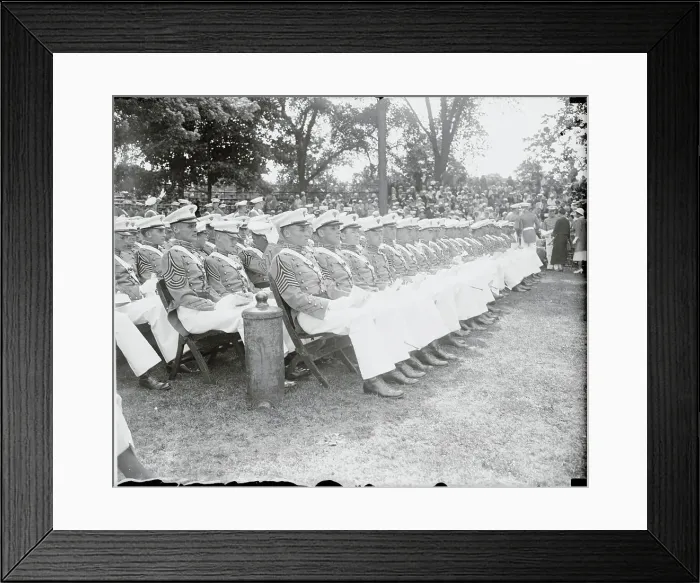 Framed Print : Cadets Attending Commencement Framed Print : Cadets Attending Commencement