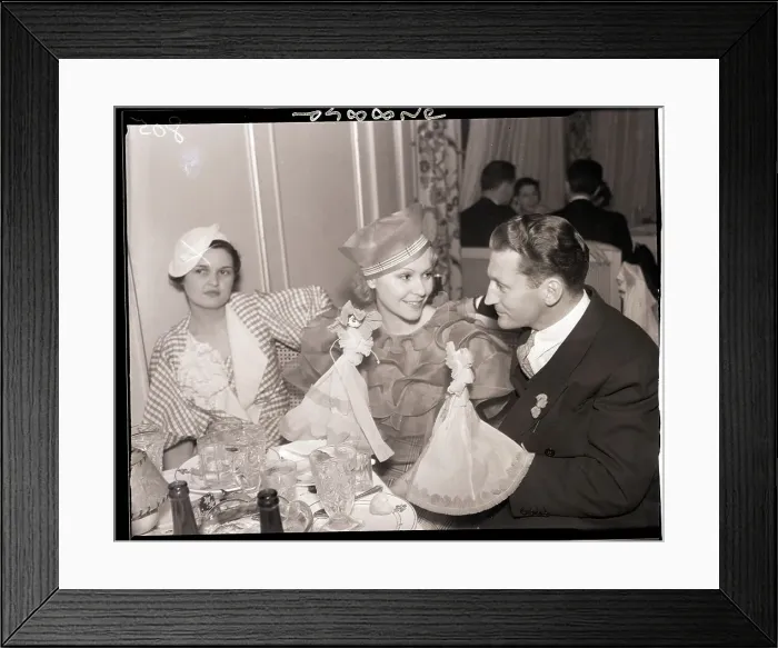 Framed Print : June Clyde and Thornton Freeland at Club Opening Framed Print : June Clyde and Thornton Freeland at Club Opening