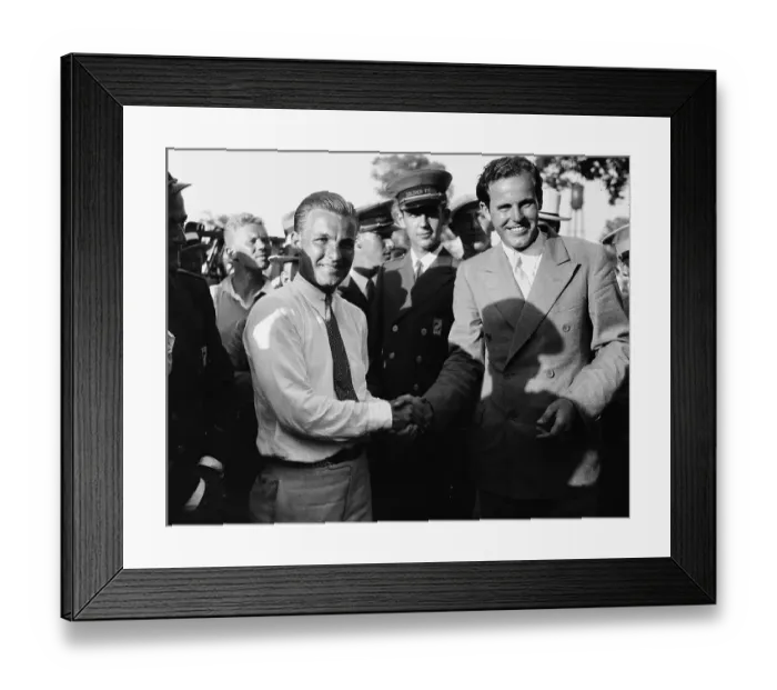 Framed Print : Johnny Goodman and Ralph Guldhal Framed Print : Johnny Goodman and Ralph Guldhal