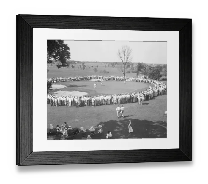 Framed Print : Tommy Armour Putting