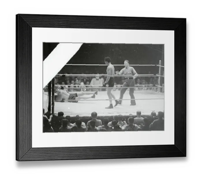 Framed Print : Max Schmeling and Max Baer During Bout Framed Print : Max Schmeling and Max Baer During Bout