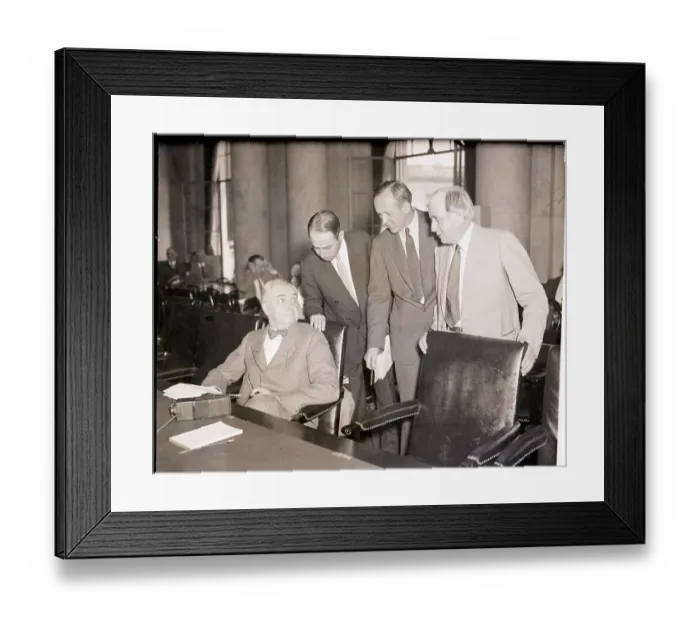 Framed Print : Federal Inquiry of the Morgan Banking Corporation