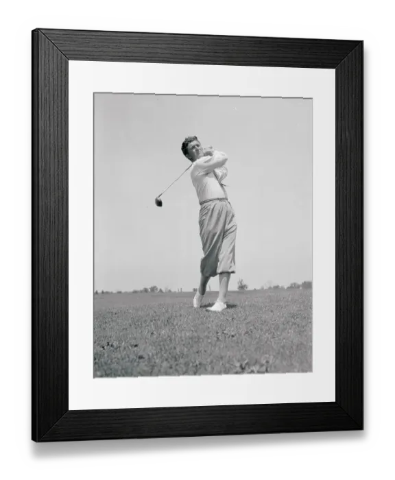 Framed Print : Golfer Swinging Club Framed Print : Golfer Swinging Club