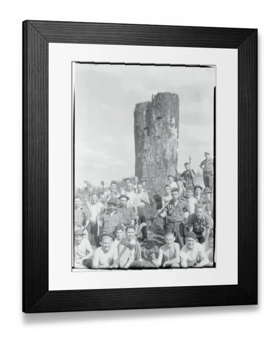 Framed Print : Members of Citizen Conservation Corps Framed Print : Members of Citizen Conservation Corps