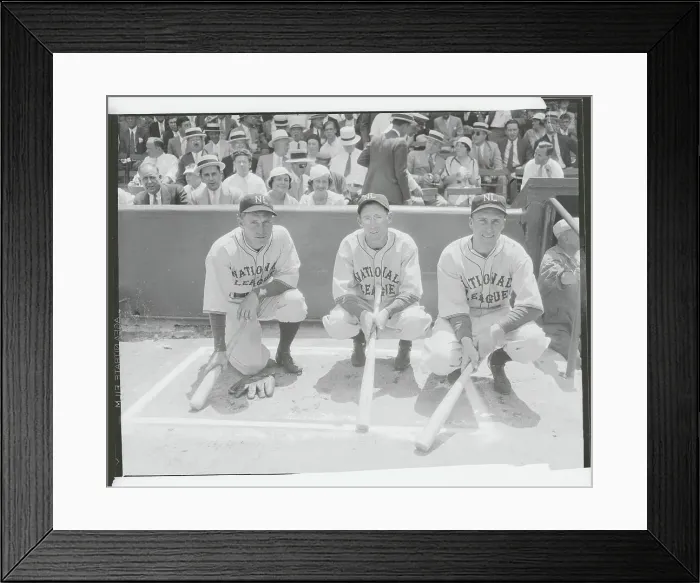 Framed Print : Trio of Baseball Players Framed Print : Trio of Baseball Players