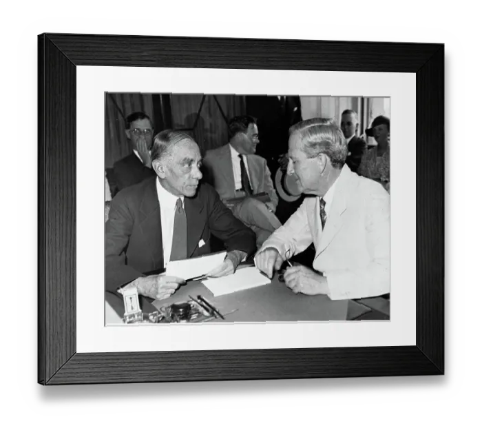 Framed Print : Howe at Senate Hearing Framed Print : Howe at Senate Hearing