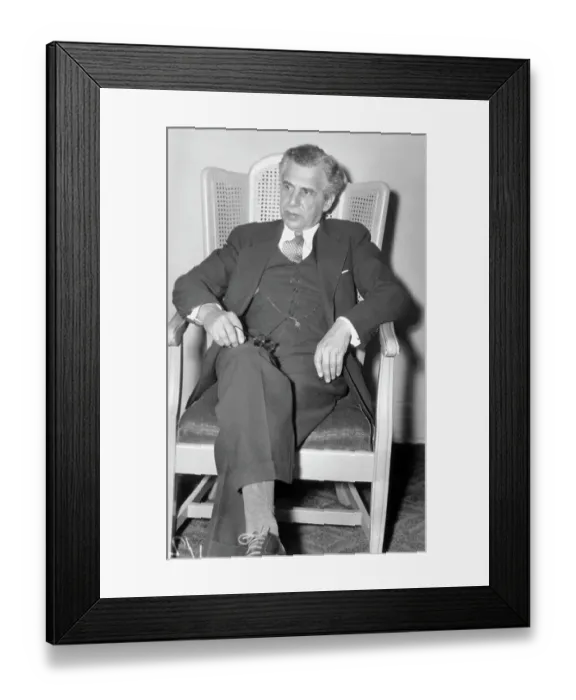 Framed Print : Joseph Strauss Seated Full Length Framed Print : Joseph Strauss Seated Full Length