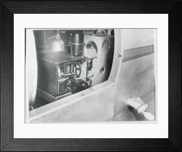 Framed Print : Electronic Robot Parts Encased in Airplane Framed Print : Electronic Robot Parts Encased in Airplane