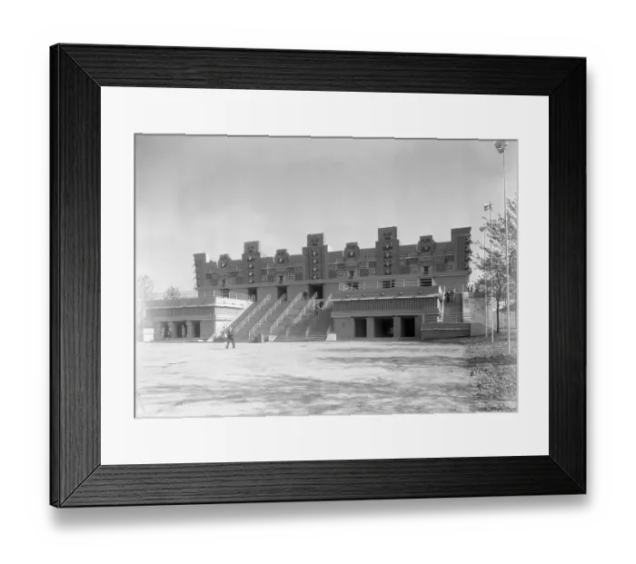 Framed Print : Mayan Temple at World's Fair Framed Print : Mayan Temple at World's Fair