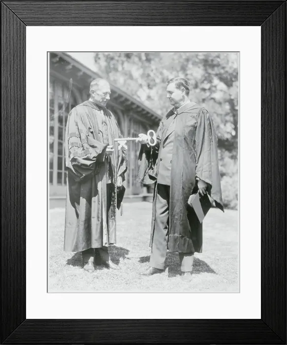 Framed Print : Academic Presenting Large Key Framed Print : Academic Presenting Large Key