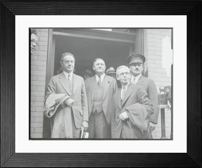 Framed Print : Russell T. Sherwood with Mayor Framed Print : Russell T. Sherwood with Mayor