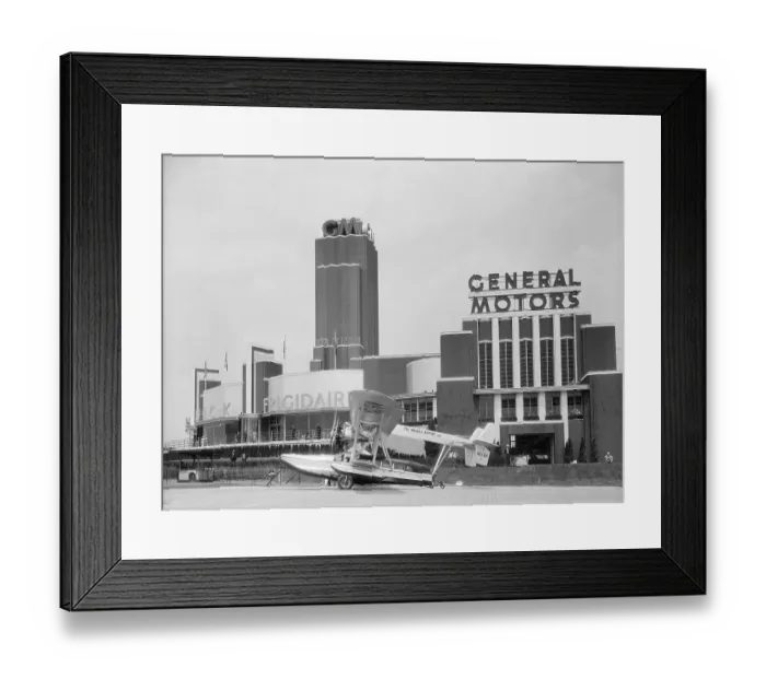 Framed Print : General Motors Exhibit at Exposition Framed Print : General Motors Exhibit at Exposition