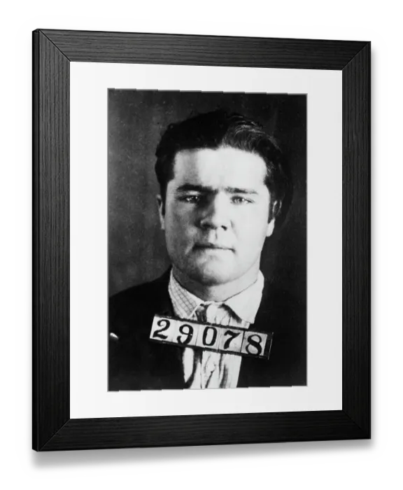 Framed Print : Mugshot of Charles Pretty Boy Floyd Framed Print : Mugshot of Charles Pretty Boy Floyd
