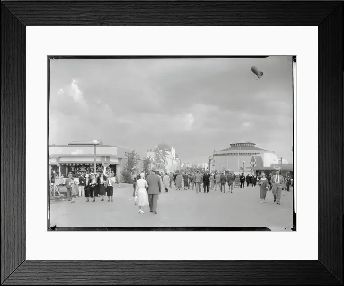 Framed Print : Amusement Center of Chicago World Fair Framed Print : Amusement Center of Chicago World Fair