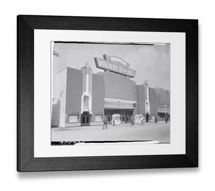 Framed Print : Ripley's Believe It or Not Odditorium at World's Fair Framed Print : Ripley's Believe It or Not Odditorium at World's Fair