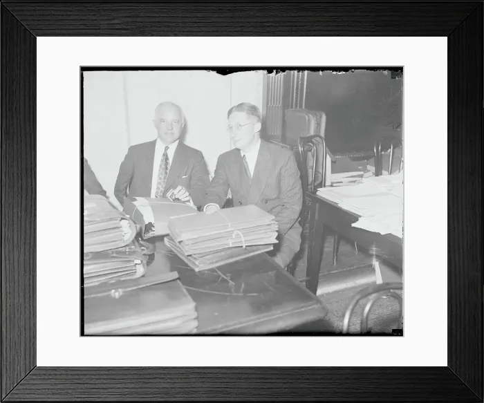 Framed Print : George H. Howard with Randall Le Boeuf, Jr Framed Print : George H. Howard with Randall Le Boeuf, Jr