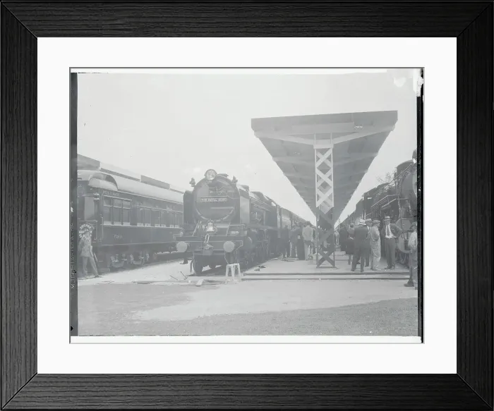Framed Print : Train at Train Depot Framed Print : Train at Train Depot