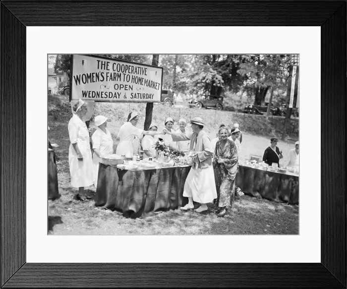 Framed Print : Eleanor Roosevelt Shakes Hands with Woman Farmer Framed Print : Eleanor Roosevelt Shakes Hands with Woman Farmer