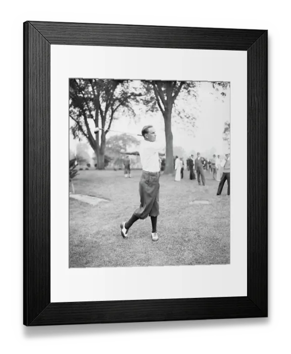 Framed Print : Billie Burke Playing Golf Framed Print : Billie Burke Playing Golf
