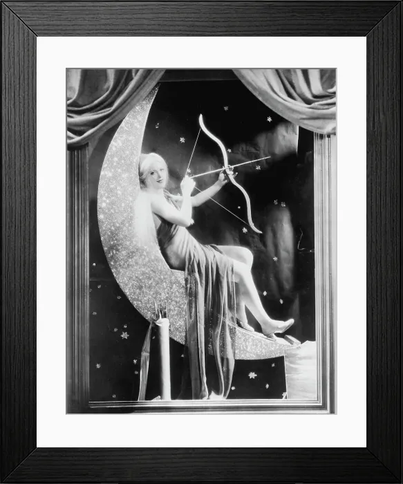 Framed Print : Ruth Chatterton in Crescent Moon Framed Print : Ruth Chatterton in Crescent Moon