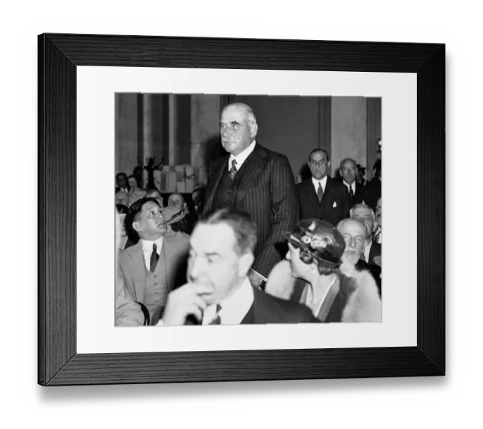 Framed Print : Senate Committee on Banking and Currency Inquires into Private Banking Framed Print : Senate Committee on Banking and Currency Inquires into Private Banking