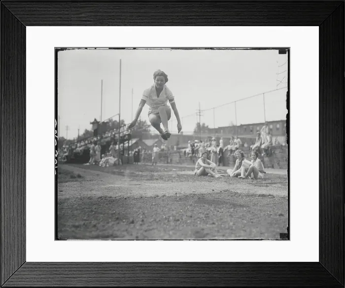 Framed Print : Edith Weisgerber Long Jumping Framed Print : Edith Weisgerber Long Jumping