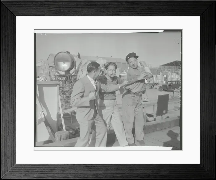 Framed Print : Mervyn Leroy Directing Actors Framed Print : Mervyn Leroy Directing Actors