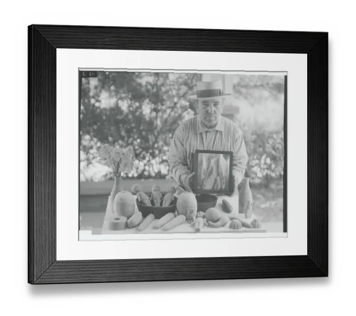 Framed Print : Bee Keeper with His Wares Framed Print : Bee Keeper with His Wares