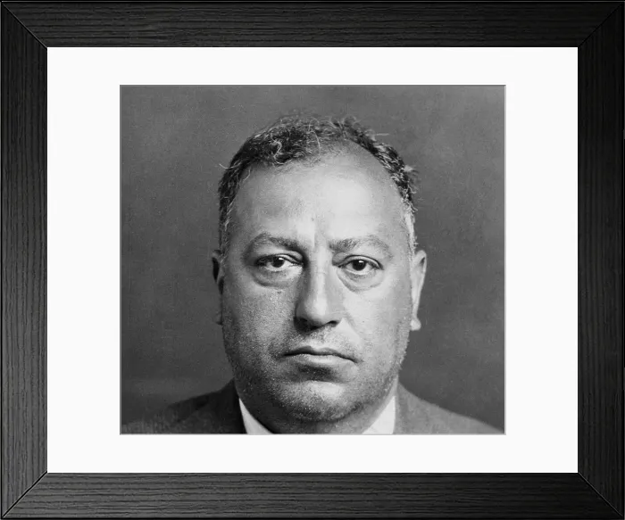 Framed Print : Lineup Mug Shot of Suspect Waxey Gordon Framed Print : Lineup Mug Shot of Suspect Waxey Gordon