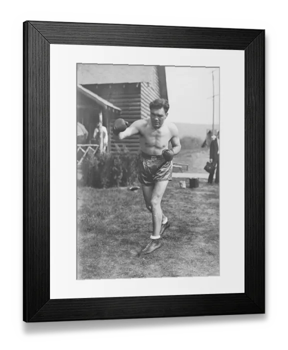 Framed Print : Max Schmeling Posing in Boxer's Stance Framed Print : Max Schmeling Posing in Boxer's Stance
