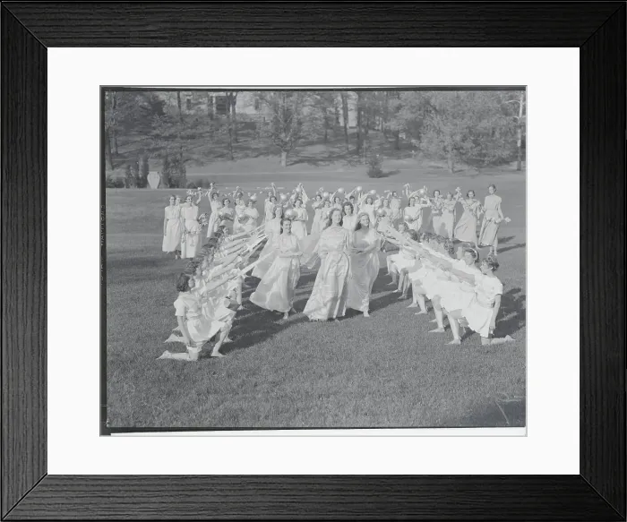 Framed Print : Wellesley College Students Rehearsing Annual Dance Framed Print : Wellesley College Students Rehearsing Annual Dance