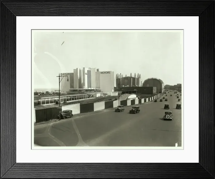 Framed Print : Chicago World Fair Roadside View Framed Print : Chicago World Fair Roadside View