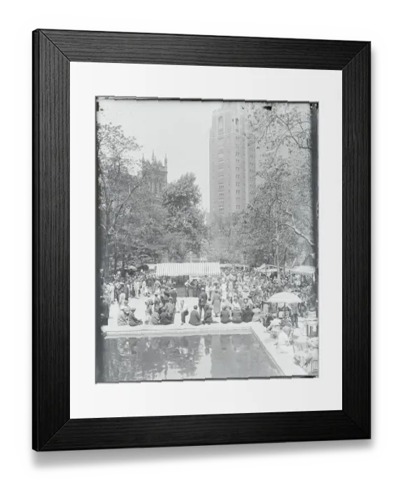 Framed Print : Charity Event at Rittenhouse Square