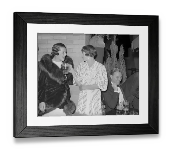 Framed Print : Louise Iselin Being Offered Drink Framed Print : Louise Iselin Being Offered Drink