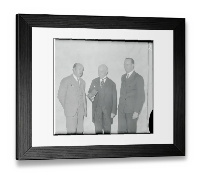 Framed Print : Igor Sikorsky Being Given Award Framed Print : Igor Sikorsky Being Given Award